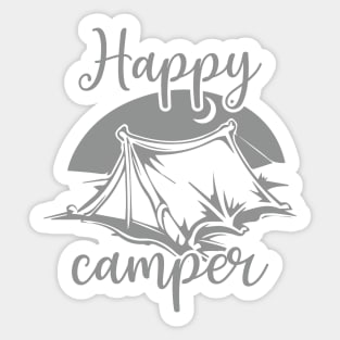 Happy Camper Sticker